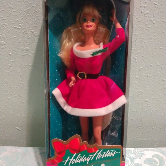 Vintage 1992 Mattel Holiday Hostess Barbie Doll special edition - Picture 2 of 7